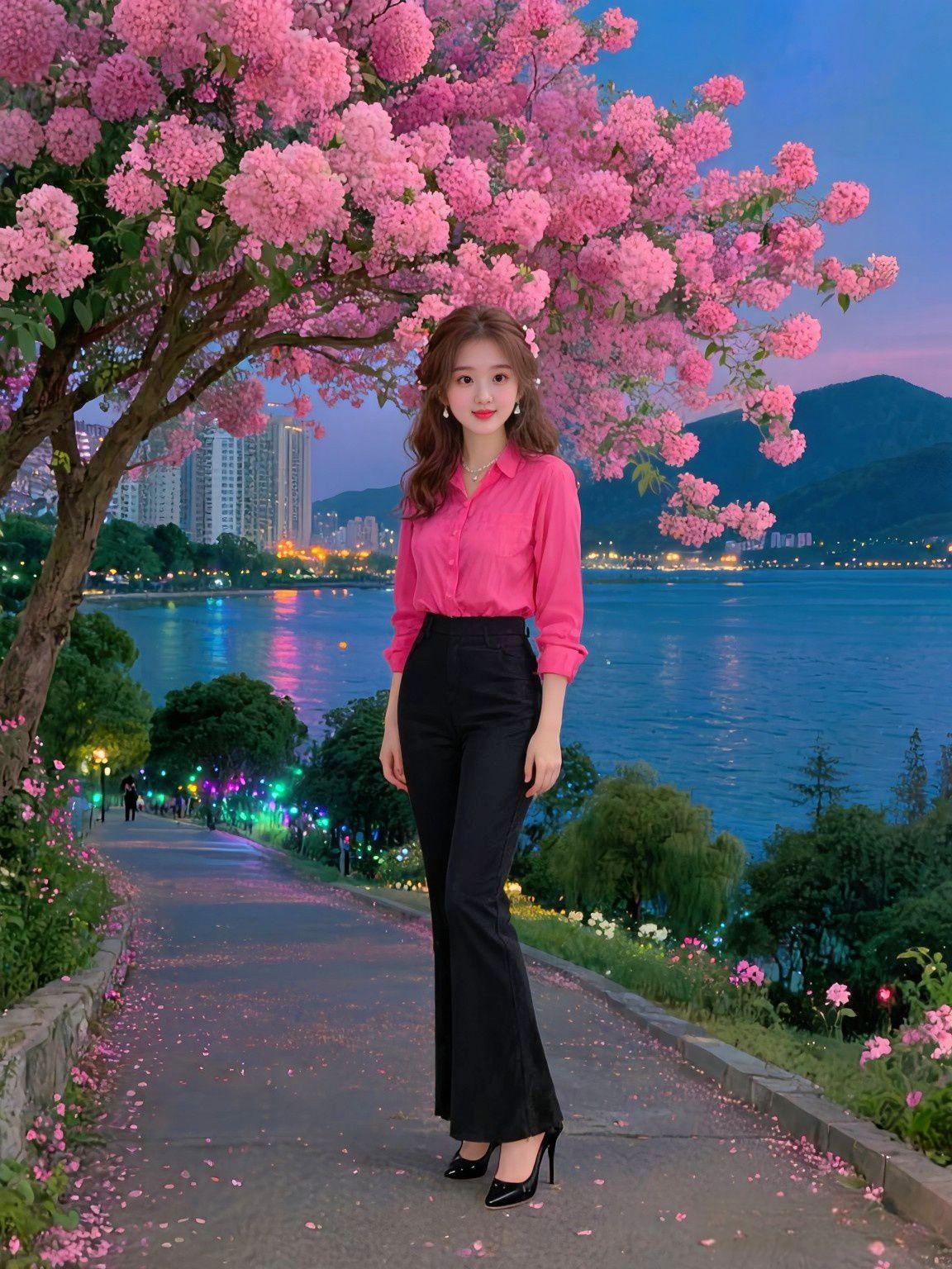 在自然里chill一下 创作者中心 创作灵感 美景佳人 好美的背景