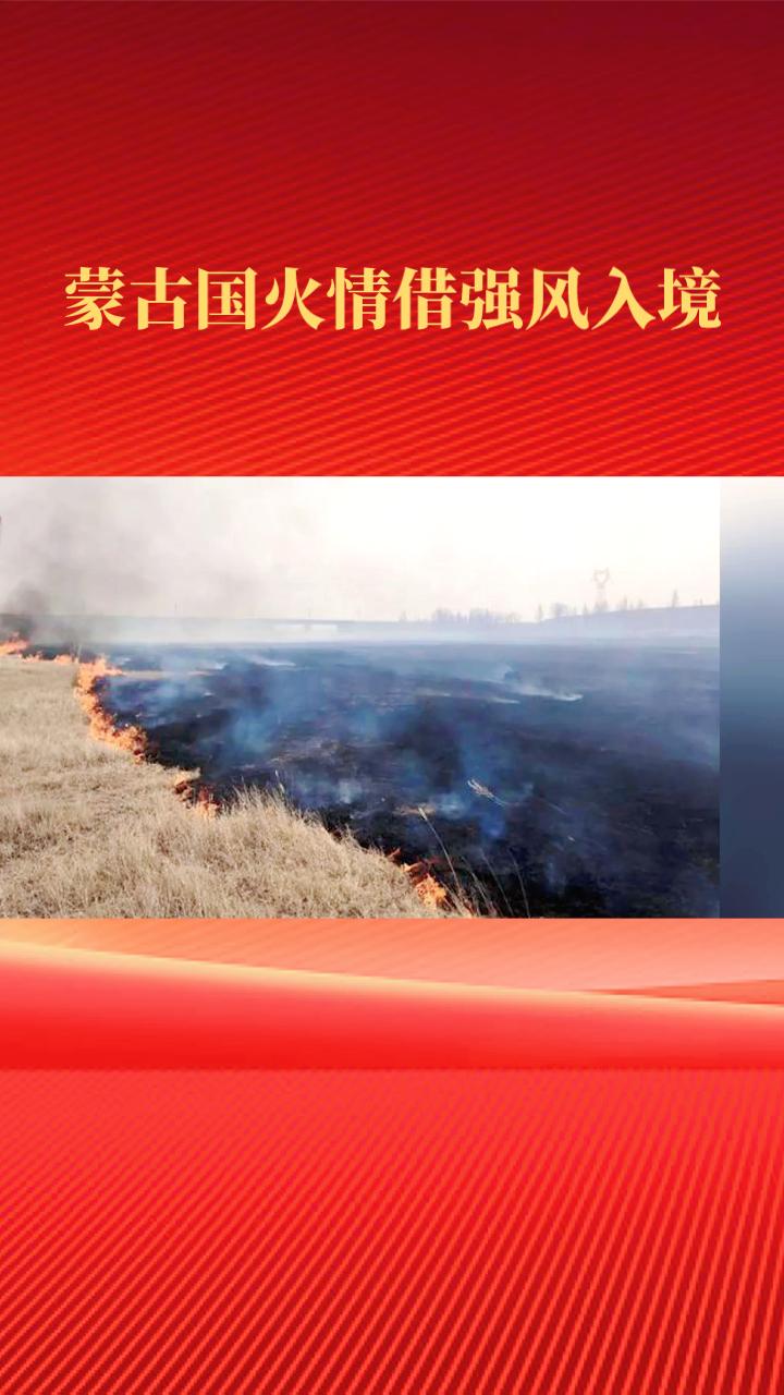 境外火情借强风入境，我方如何迅速化解边境危机？
4月5日11时许，一场来自蒙古国