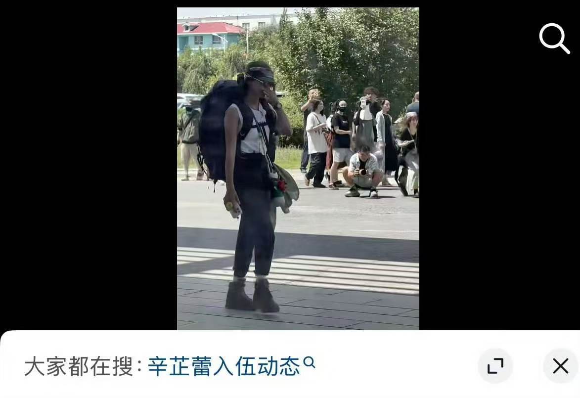 辛芷蕾入伍动态辛芷蕾这是去入伍了 酷帅的辛芷蕾哈哈哈哈哈，太可爱了 