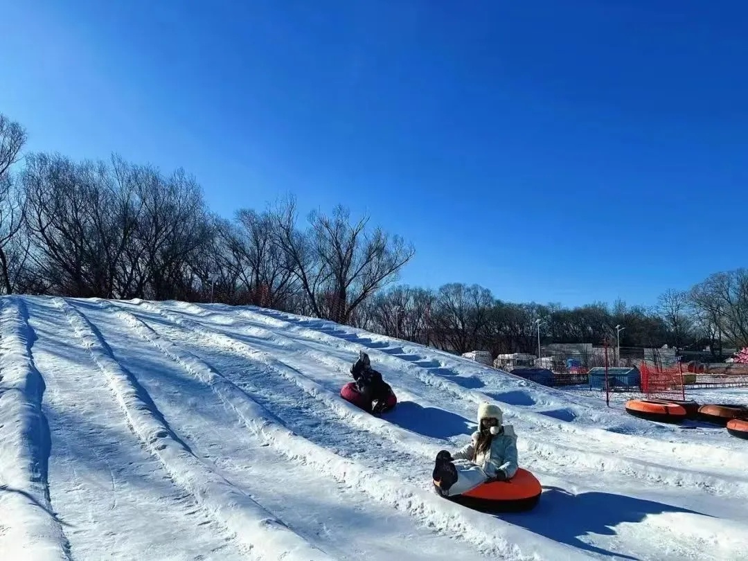 冰雪延庆过大年 延庆奥林匹克园区推出戏雪区零基础、初级道、专家道等10余条雪道，