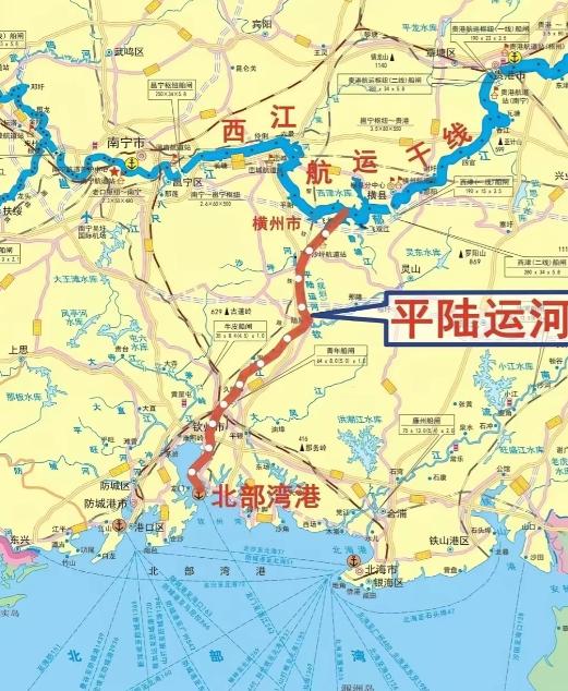 怪不得国家要投入700多亿巨资打通平陆运河，原来是要对接海南的洋浦港，云贵川渝通