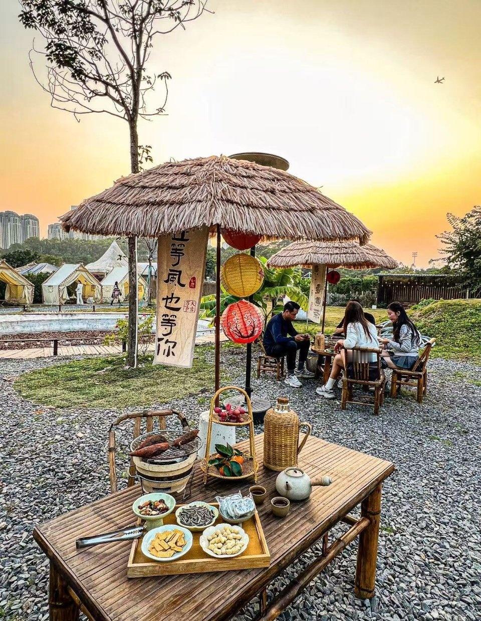 番禺露营这里确实…活动丰富！
📍广州 棠小院·露营·团建·烧烤
番禺员岗藏着超