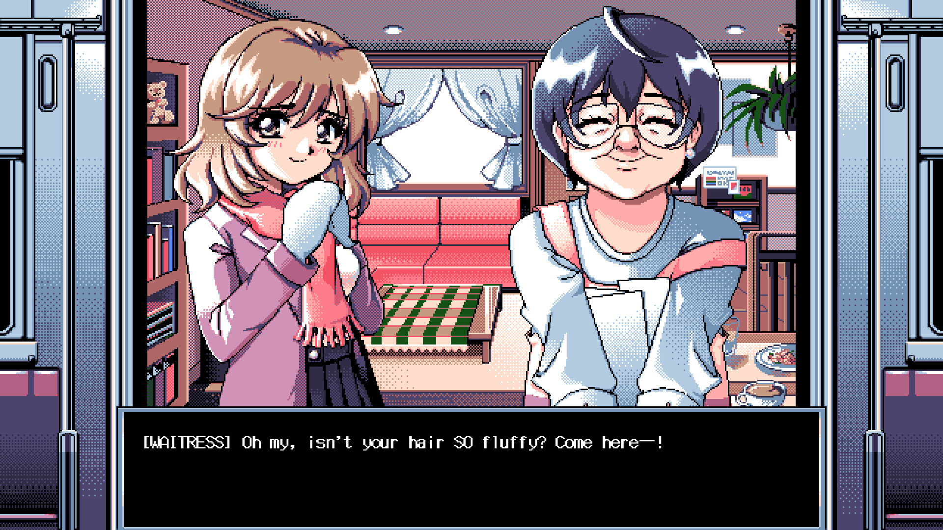 YukimiSoft 开发并发行的 PC-98 风格百合视觉小说《if you 