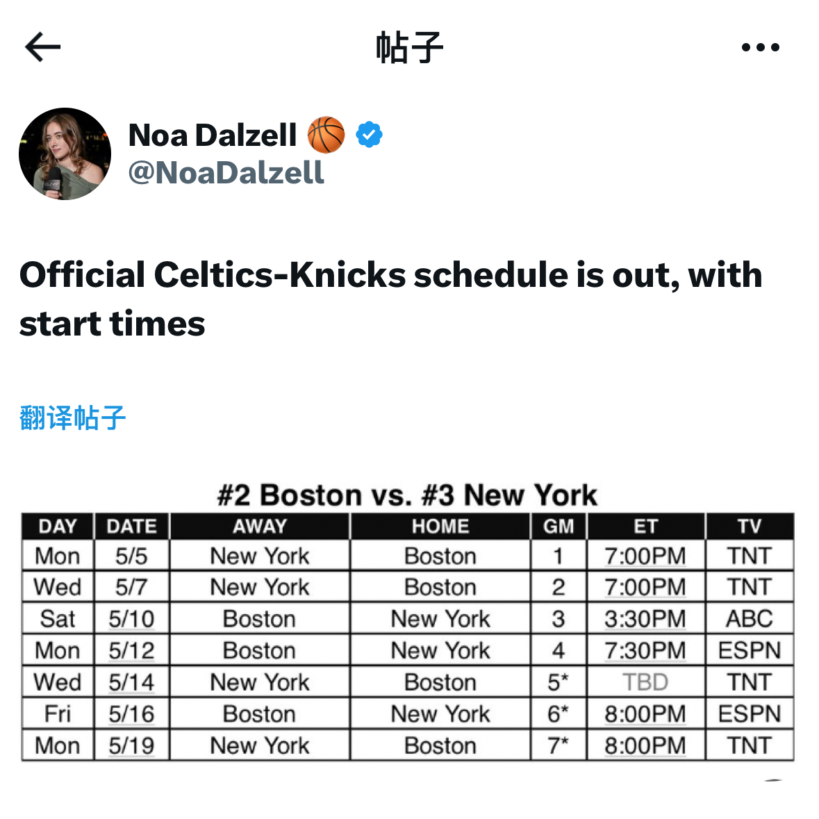 凯尔特人国度 去纽约的第一场，咱们的周日，凌晨场哈，请关注 ☘️ 👀 ​​​