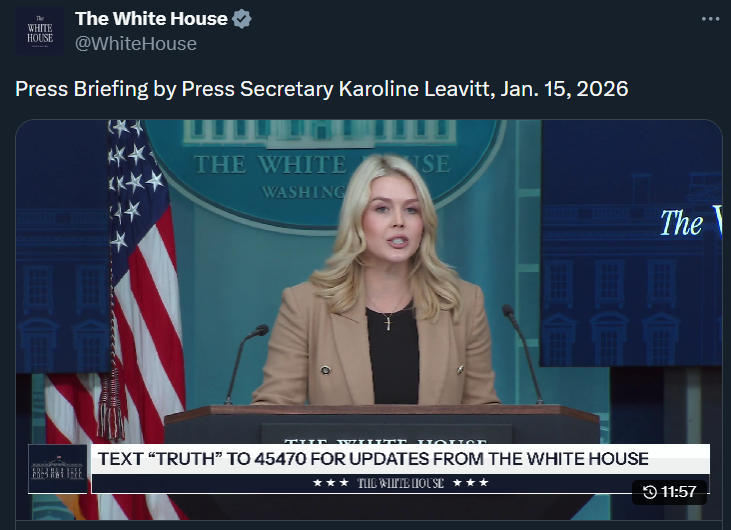 【欧洲派兵1+2+13… 白宫：已阅，不影响美国的格陵兰岛计划】#白宫不在意欧洲