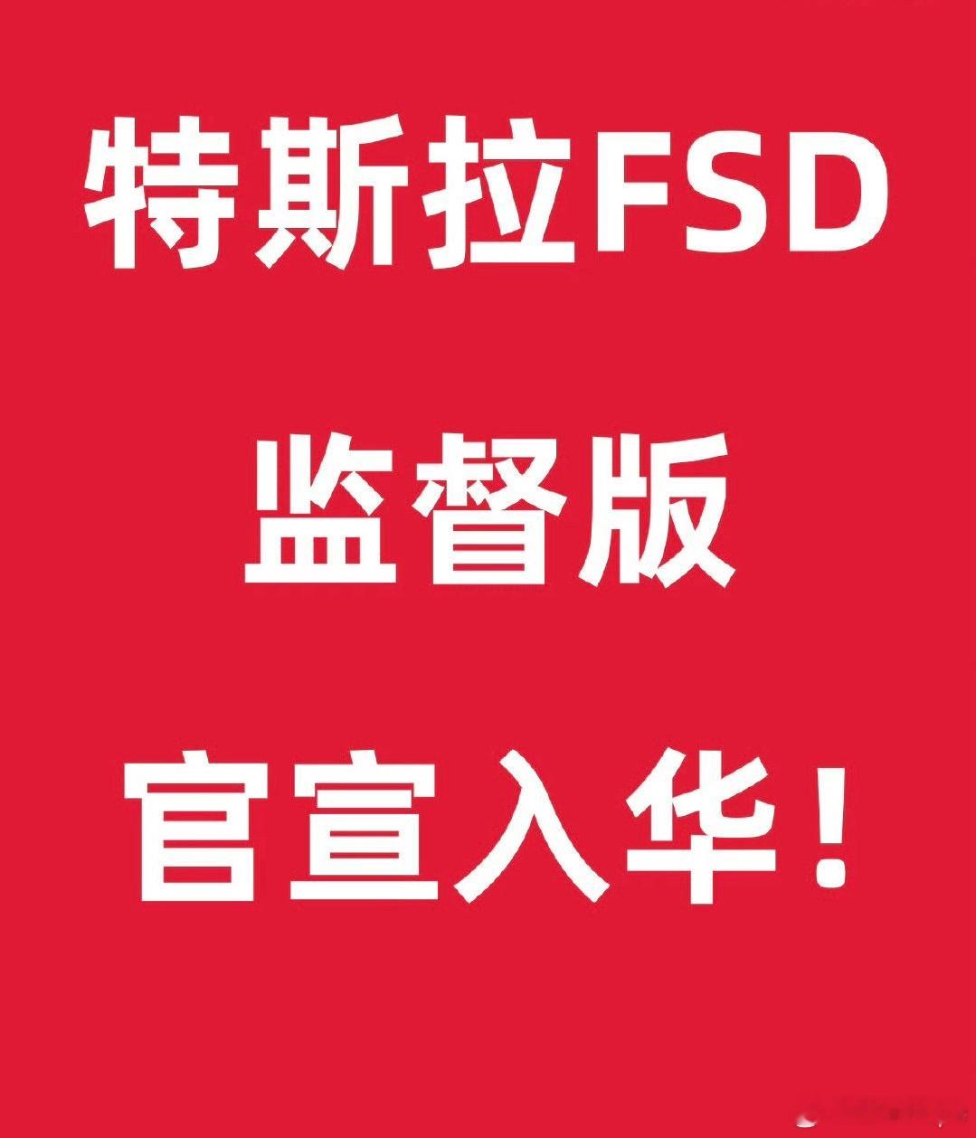 FSD是真要来啦国内车企压力山大呀！不知能否改变第一、第二梯队格局5月初手册更新
