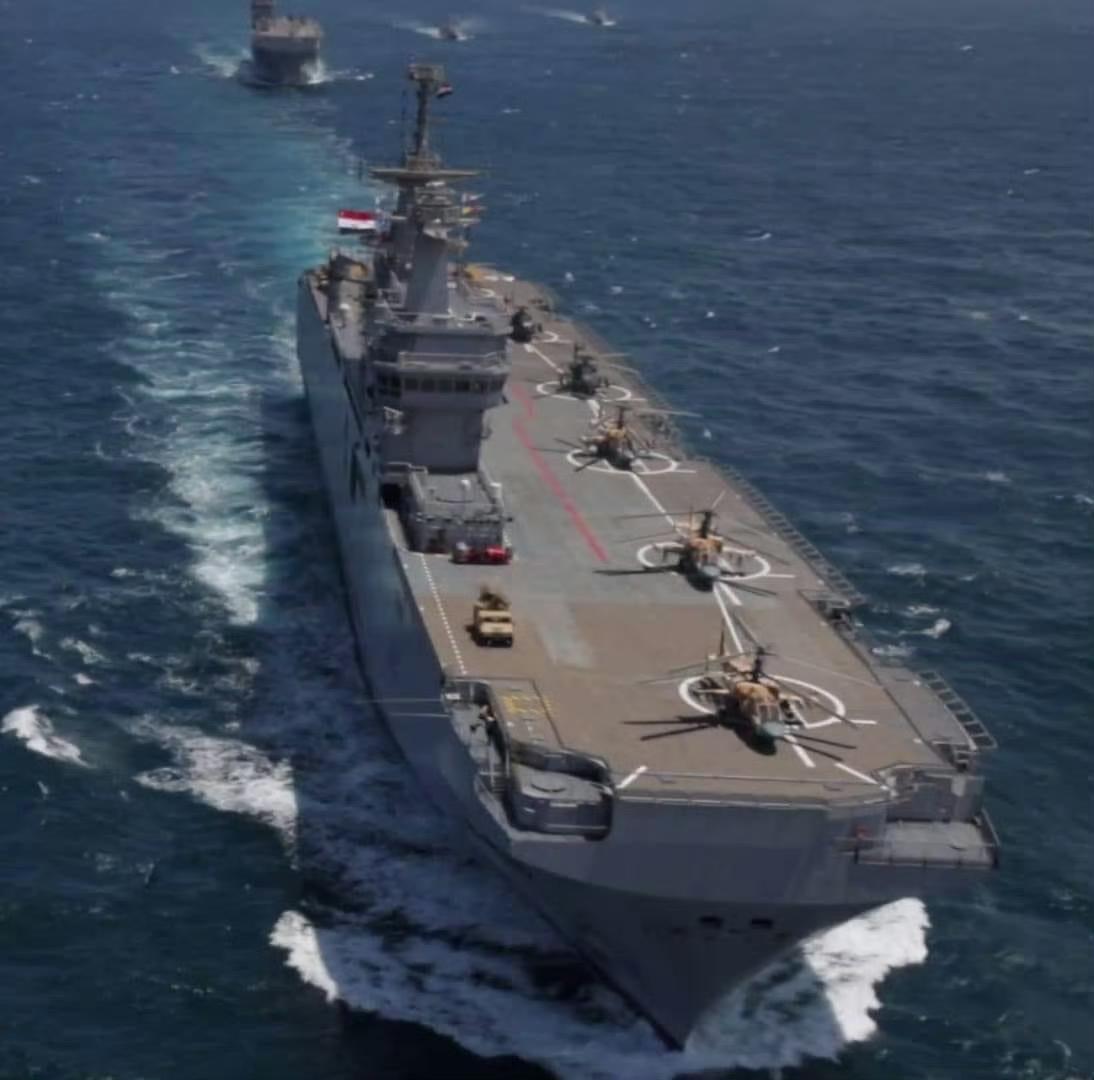 当俄罗斯武器装备与法国武器装备组合会是怎么玩？
下图埃及海军装备的法制“西北风”