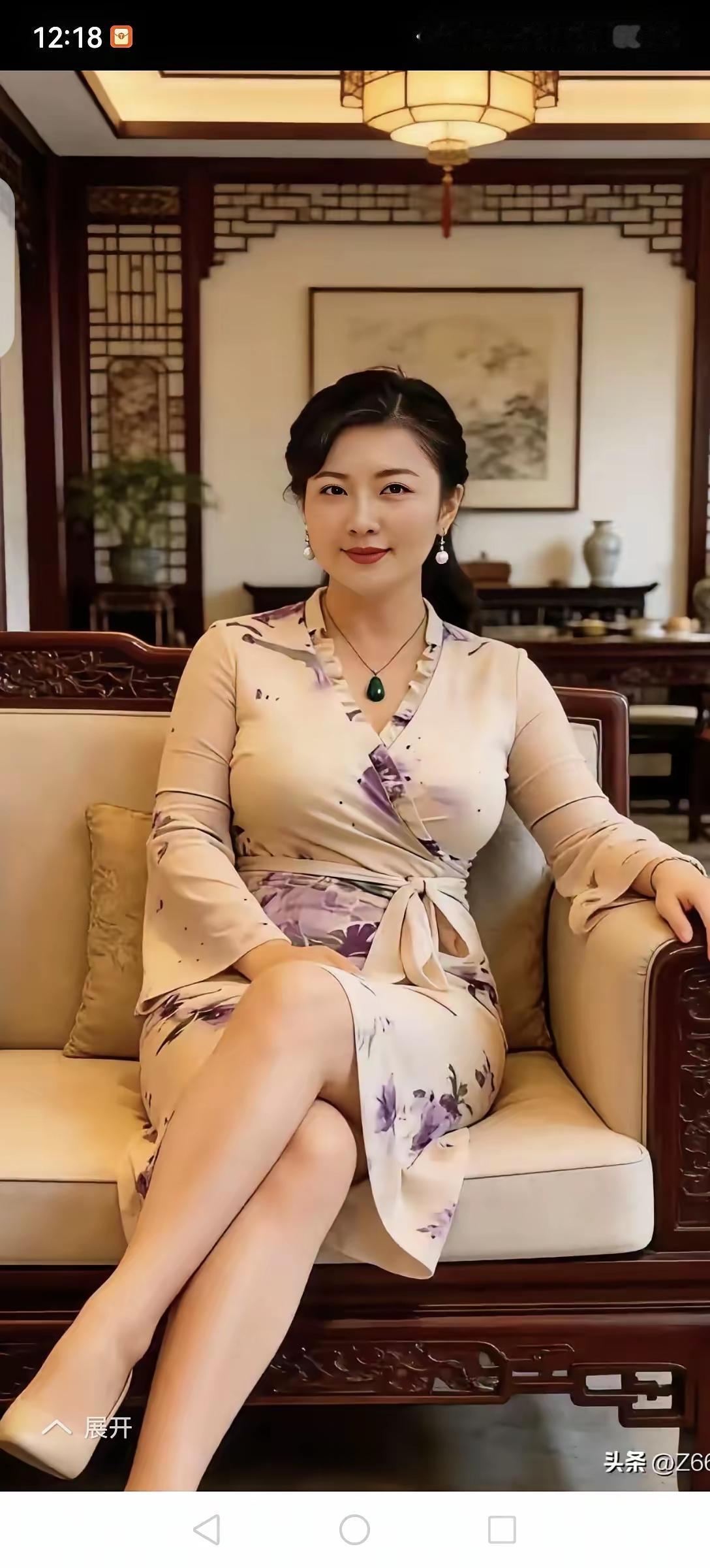 胖妇
丰腴自有富贵姿，
风韵嫣然胜旧时。
莫道娇憨多体态，
嫣然一笑亦倾之。