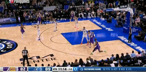 这段时间靠海斯得分 湖人vs魔术