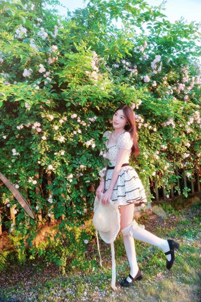 花开花落花容月貌天仙美 青春靓丽穿搭