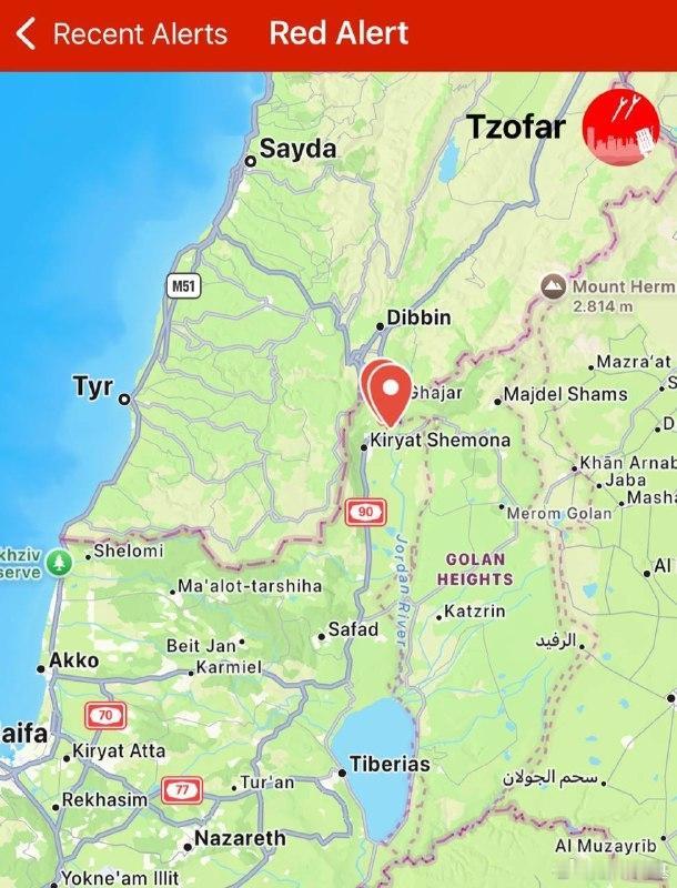 据媒体报道，日前以色列方面宣布查明了原因，是一群鸟导致太紧张的防空兵拉响警报并发