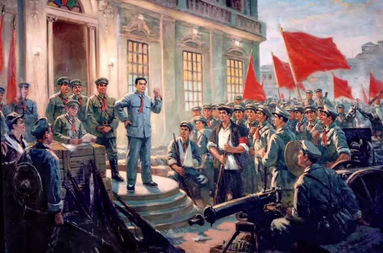 1927年7月31日晚上，朱德邀请南昌守军的军官吃饭、打麻将。这时，有人匆忙跑来
