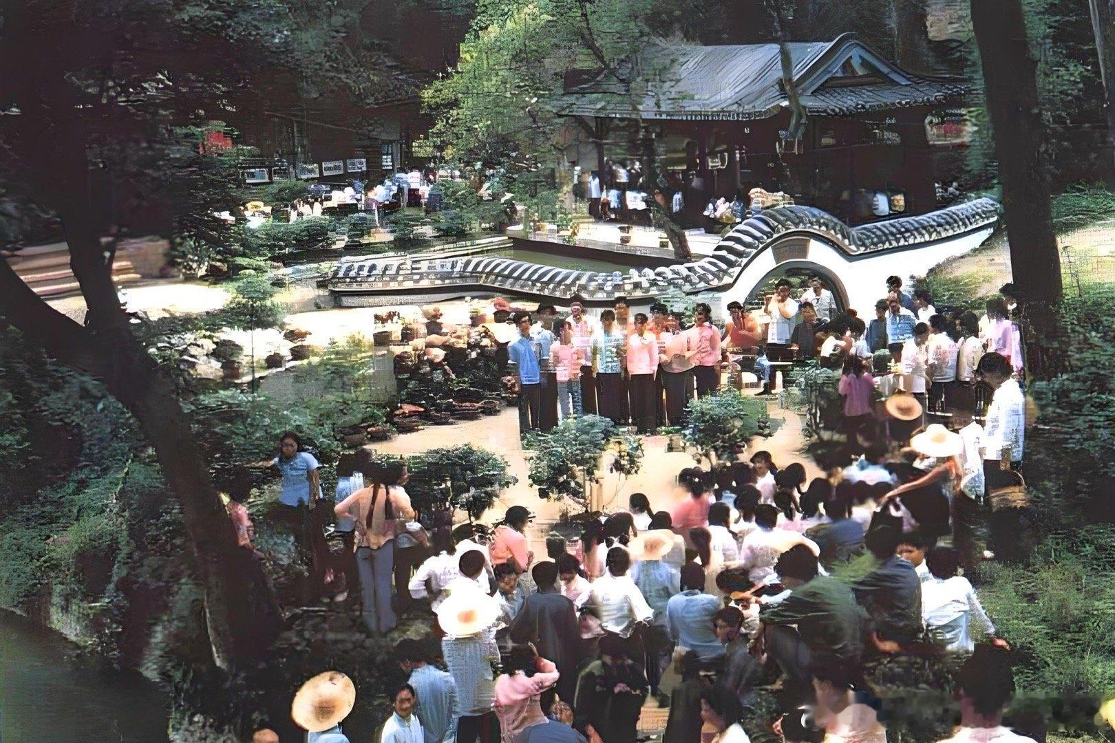 上世纪八十年代成都郫都区的望丛祠 