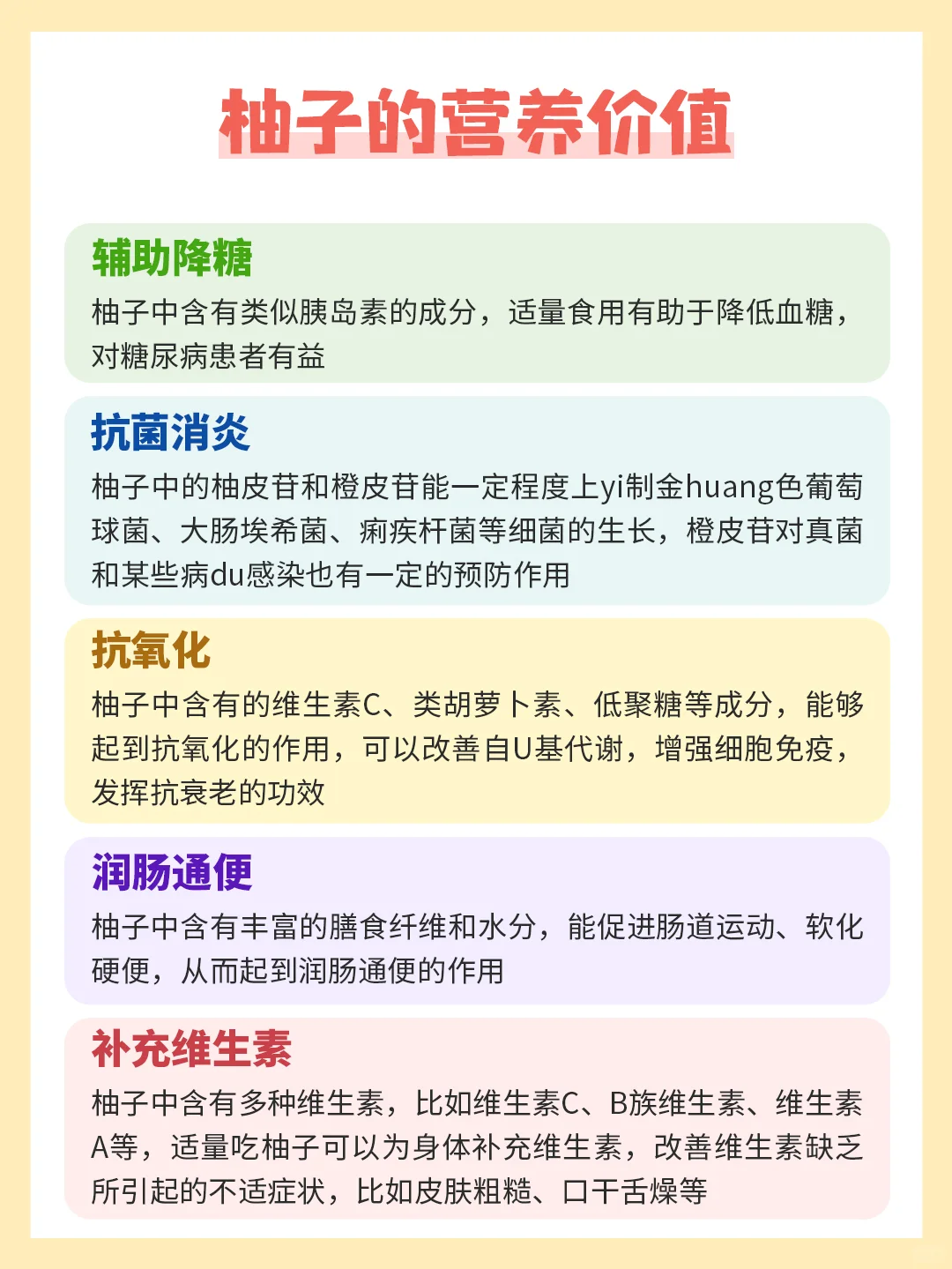 每天认识一种食物95｜柚子