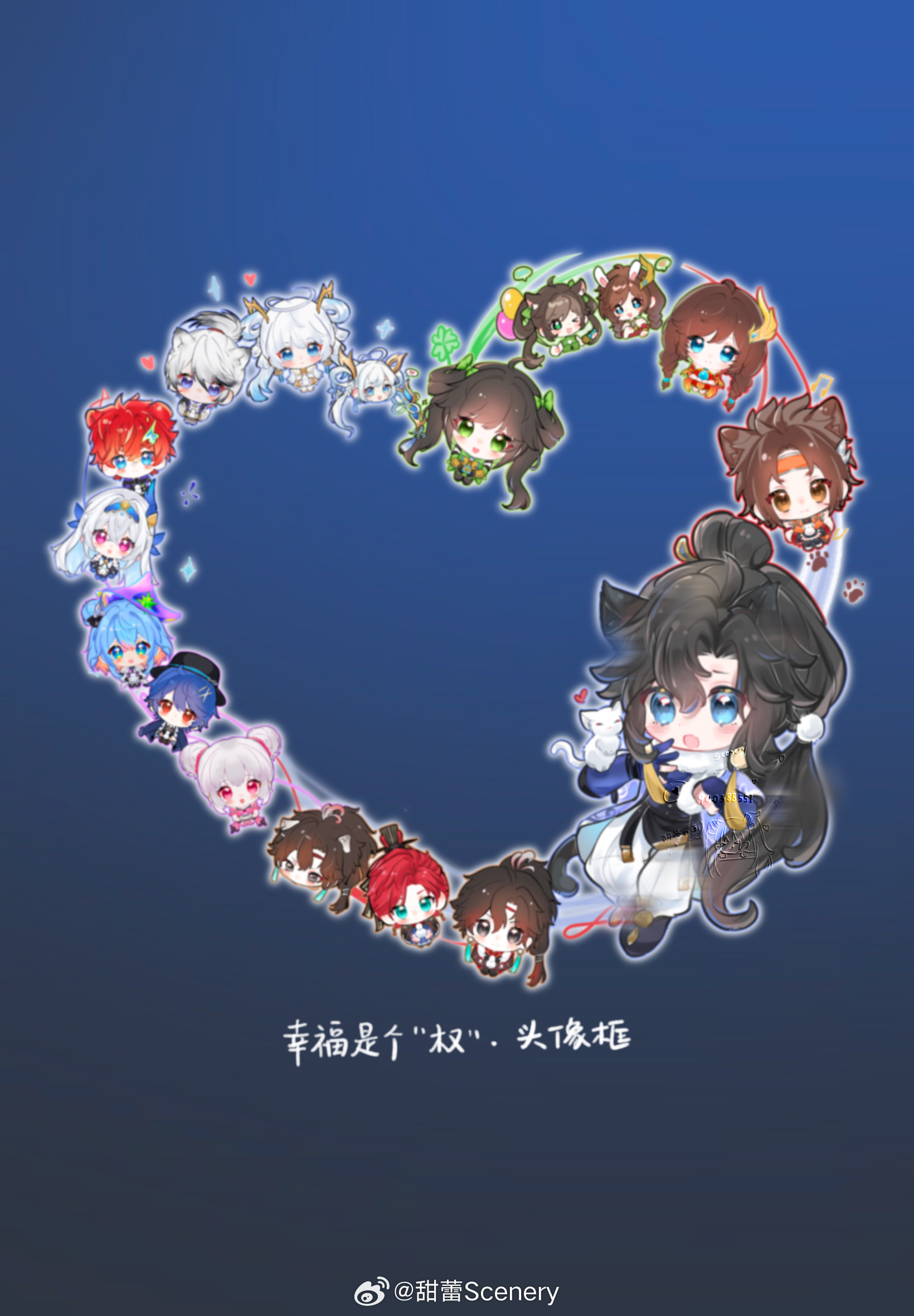 王者荣耀射手孙权超话创作官超话同人绘画大赛夏日企画孙权·头像框获取教程来啦！画了