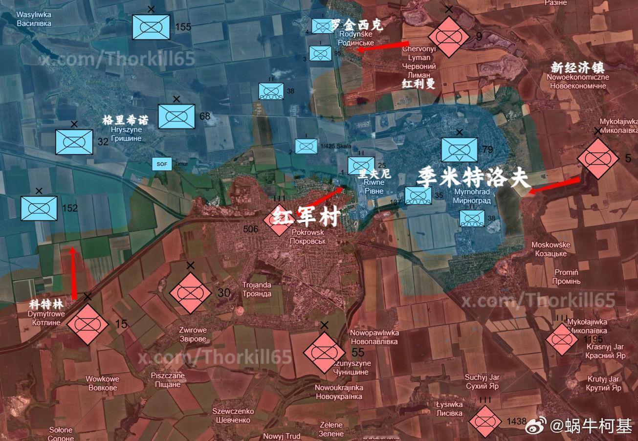 过去10天，红军村地区的局势变化不大。 乌克兰第七快速反应军团的第25空降旅和第