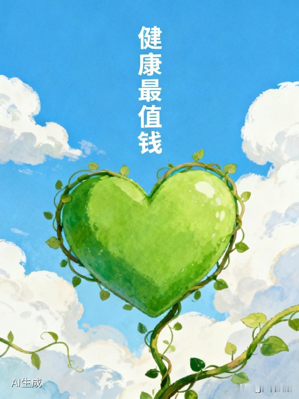 人这一辈子，什么最值钱？我觉得是健康。没了健康，财富、地位都成了浮云。
就说我认