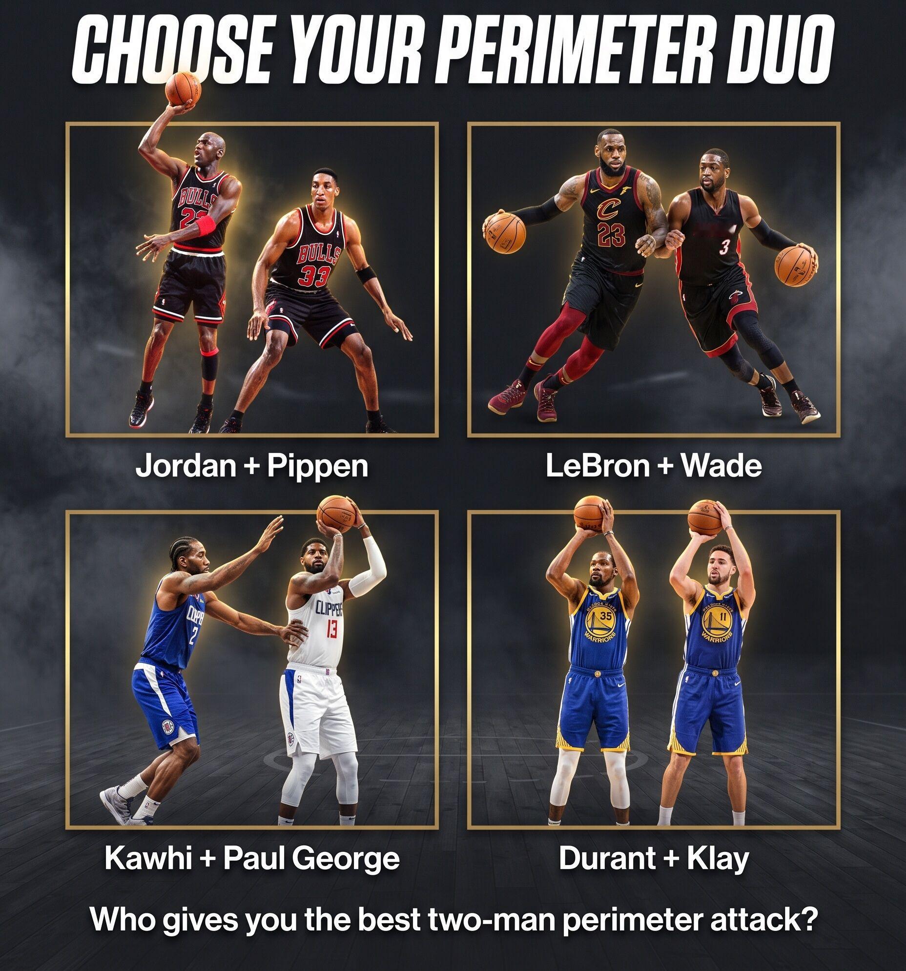 咱先不说选谁，你这个组合为啥是杜兰特+克雷？NBA