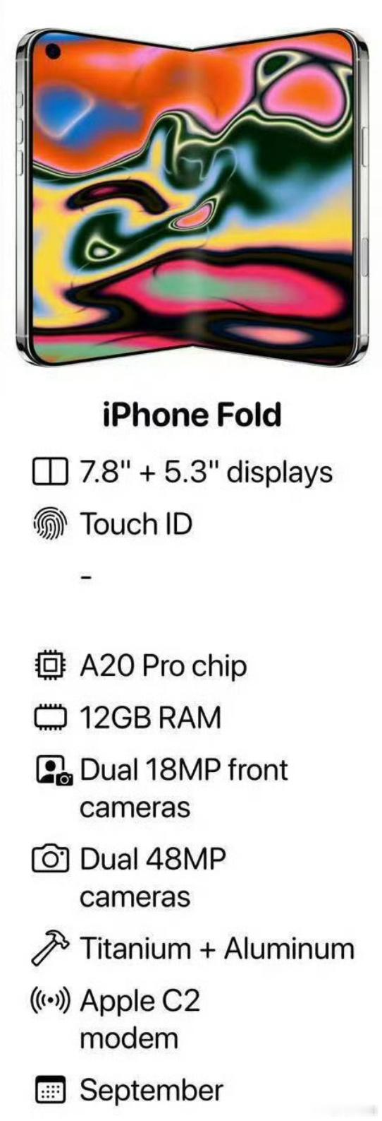 iPhoneUltra真机超前瞻  大家觉得今年iPhone折叠屏会是多少起？ 