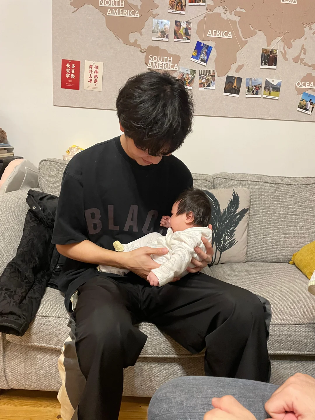 第一次见到我可爱的外甥～