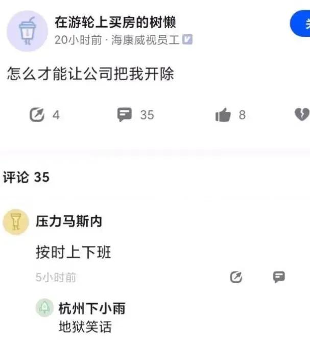 她只是想被开除而已，有什么错呢？不过我倒是很想知道，这到底是什么梗啊？地狱笑话？