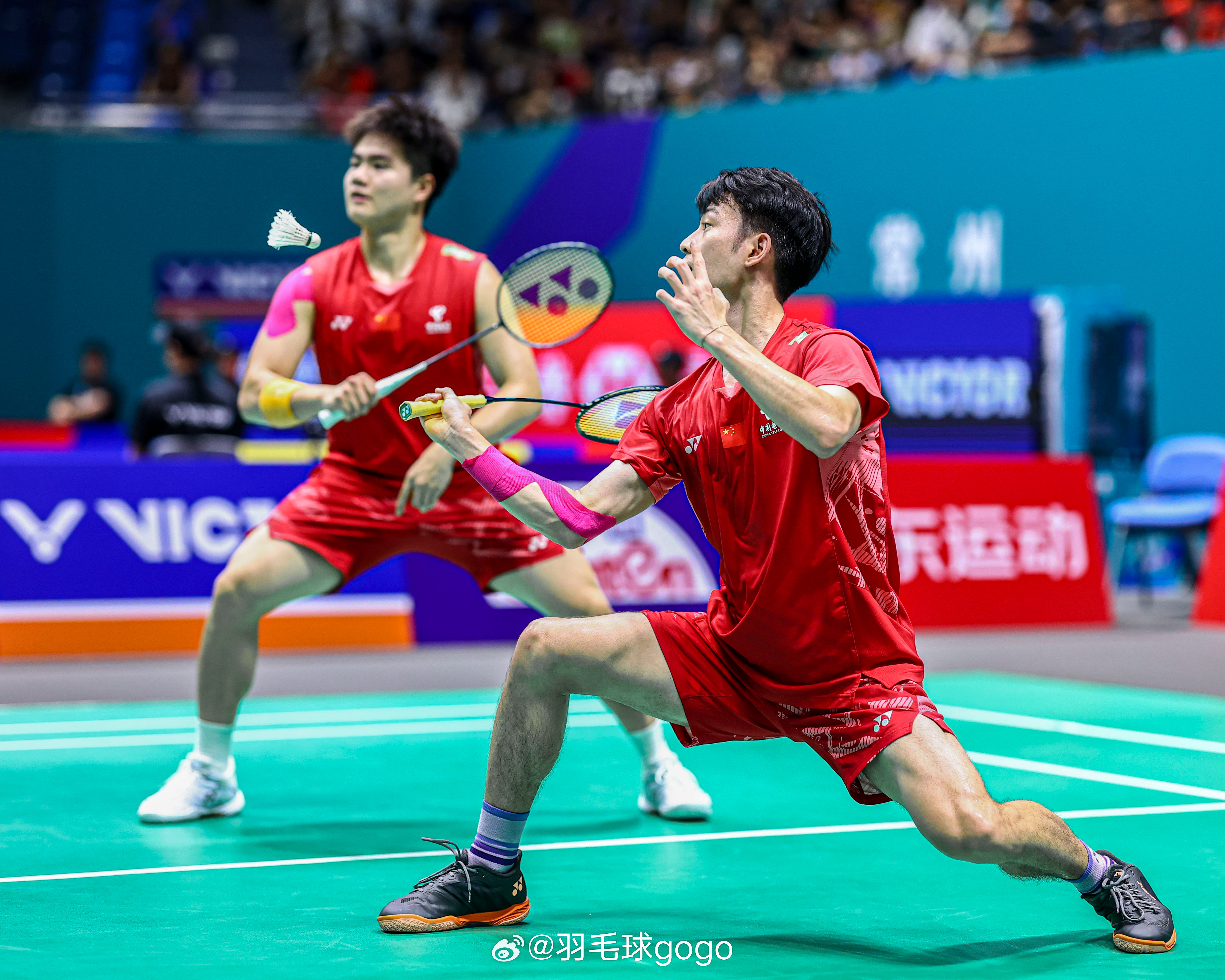 梁伟铿王昶2比0卡尔南多毛拉纳2025年中国香港羽毛球公开赛 男双第二轮🇨🇳
