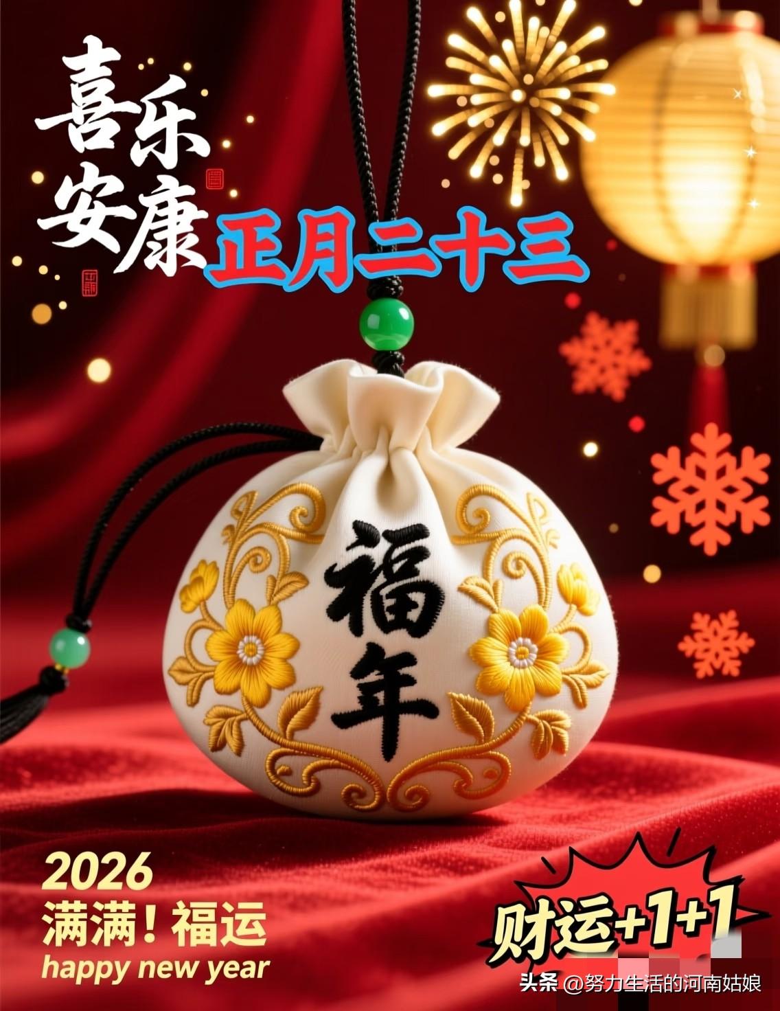 2026年3月11日，星期三，农历正月二十三，早安。[玫瑰][玫瑰]
晨光温柔，