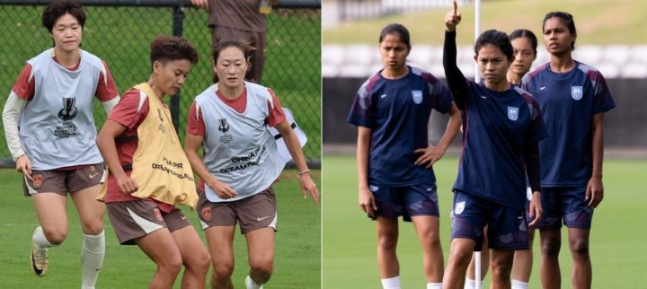 中国女足首战对手平均身高149中国女足vs孟加拉国女足 孟加拉国门将身高140，