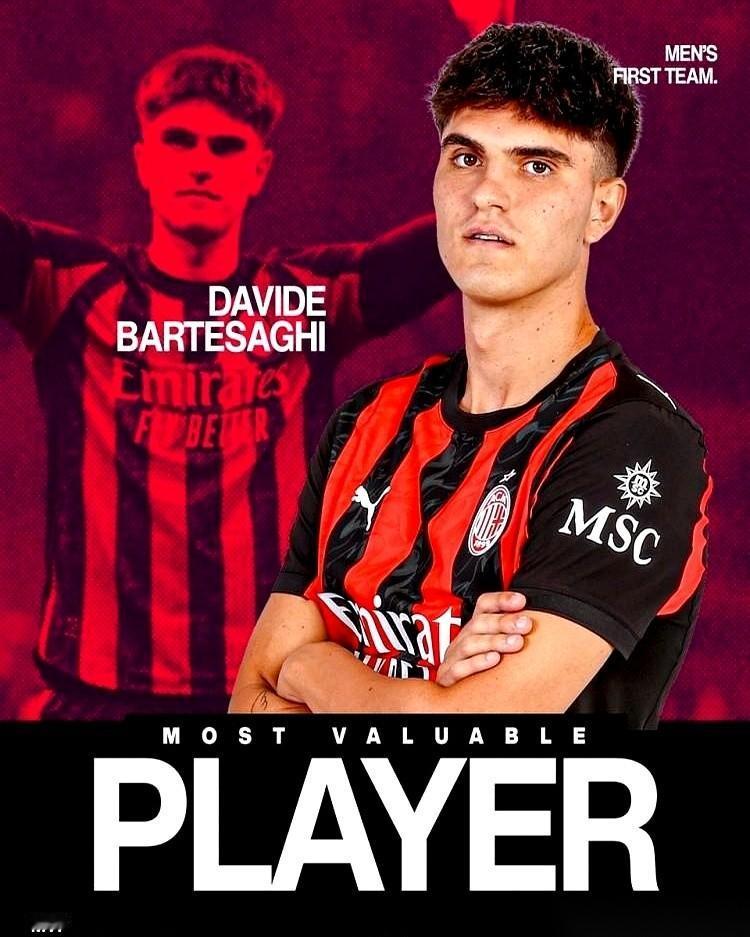 米兰那个叫巴特萨吉的小孩，现在成了队里最头疼的“惊喜”。
本来是边路一个替补，纯