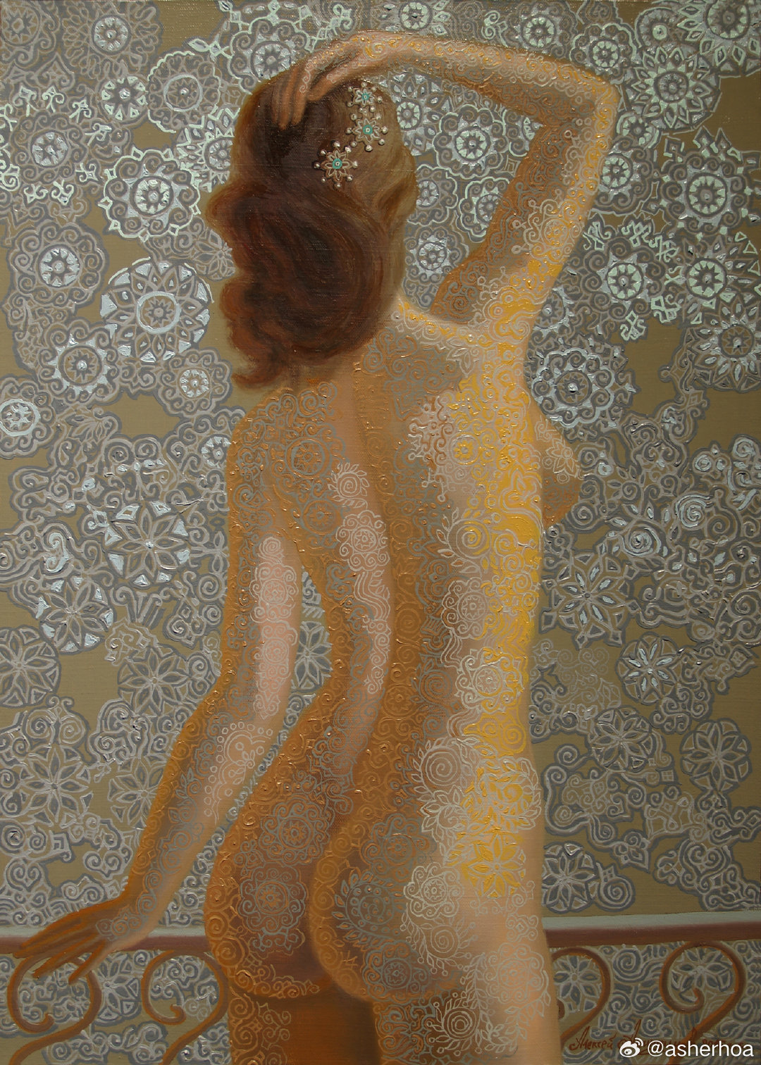 俄国装饰主义画家阿列克谢·阿金迪诺夫（Alexey Akindinov，1977