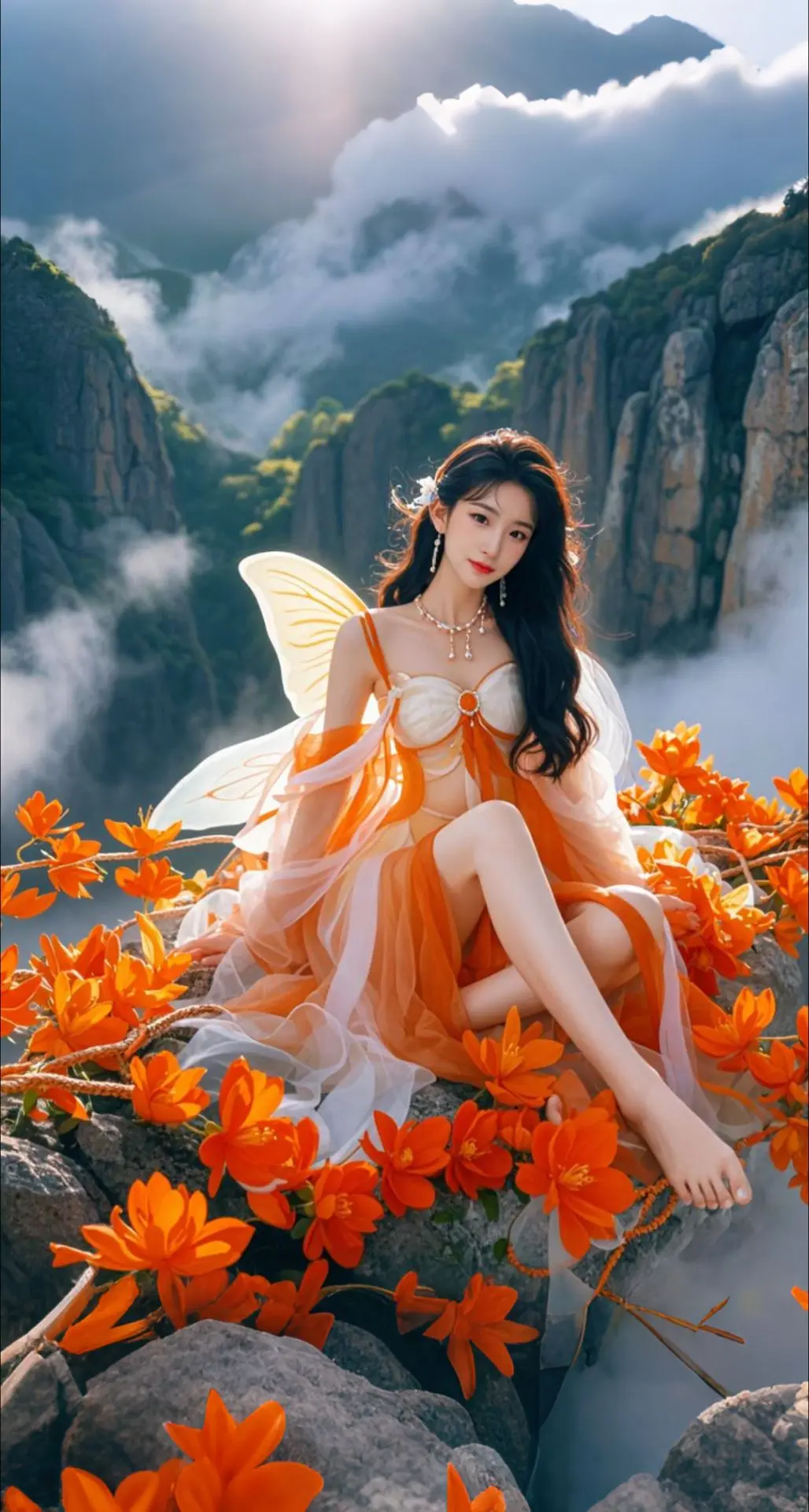 AI扩图 AI花妖幻景
