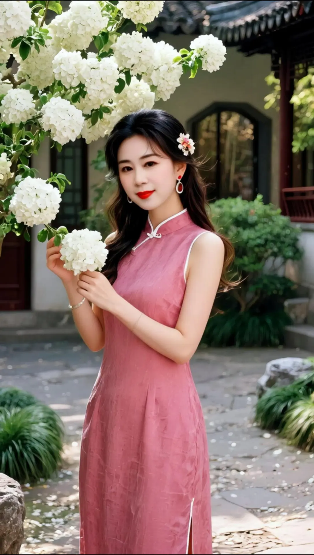 AI中式花漾照 ai创作