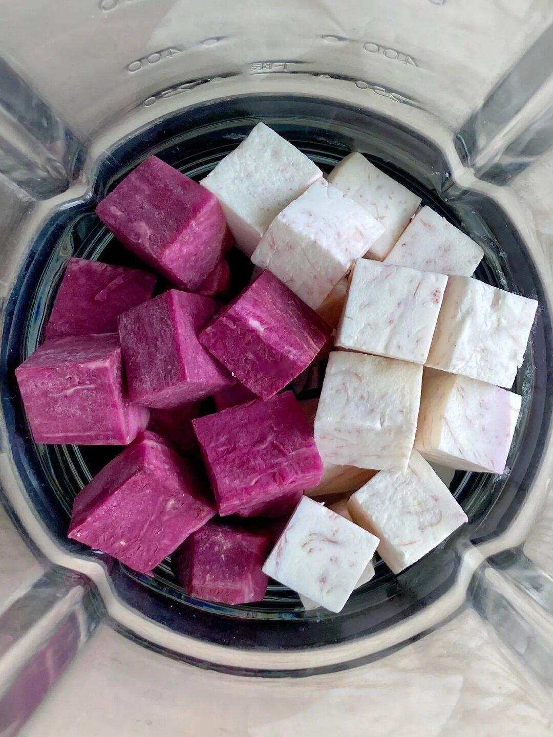 不愧是我！！！在家实现鲜芋牛奶自由!