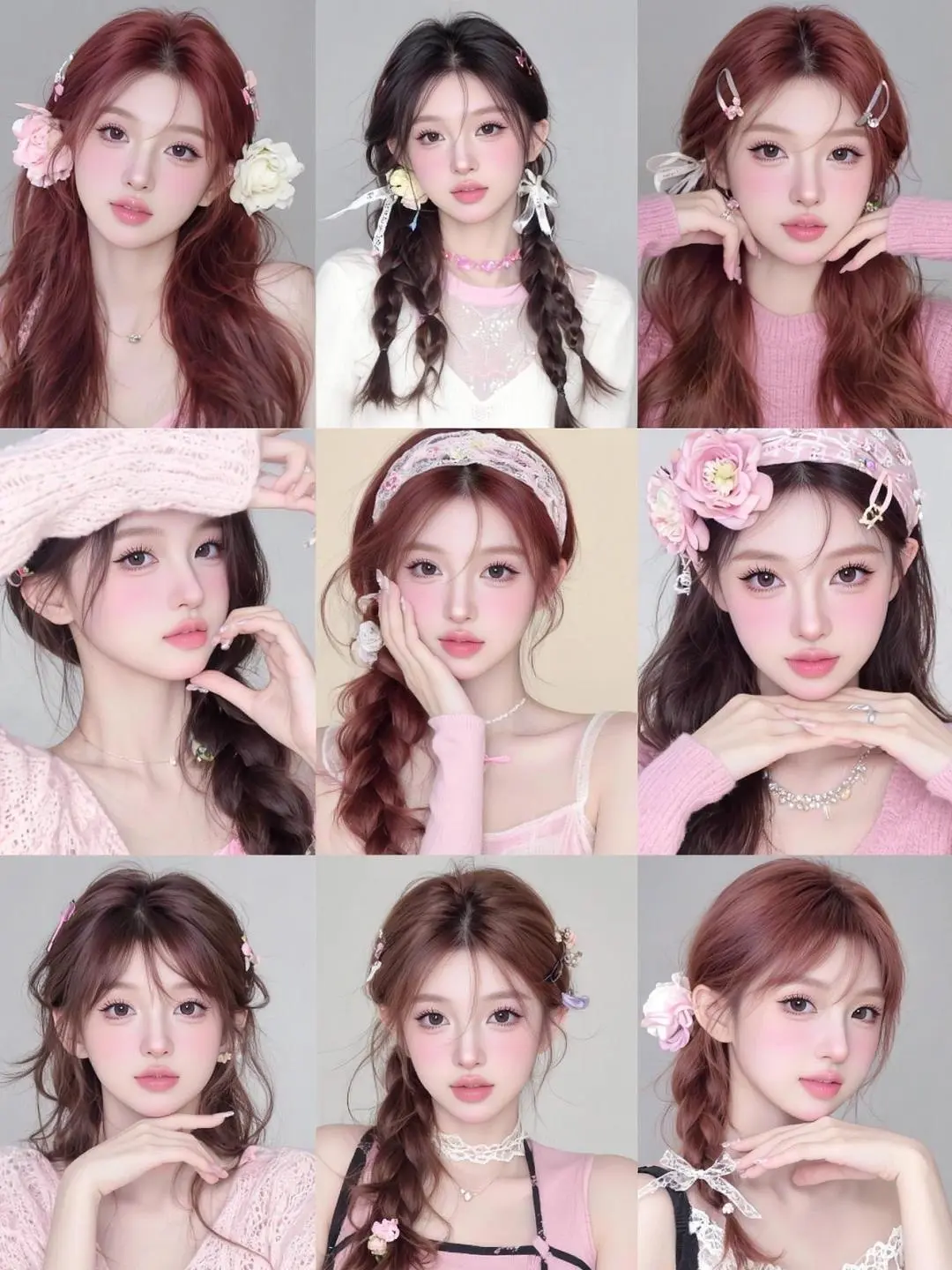 这都是形容你的长发，你让我不可自拔