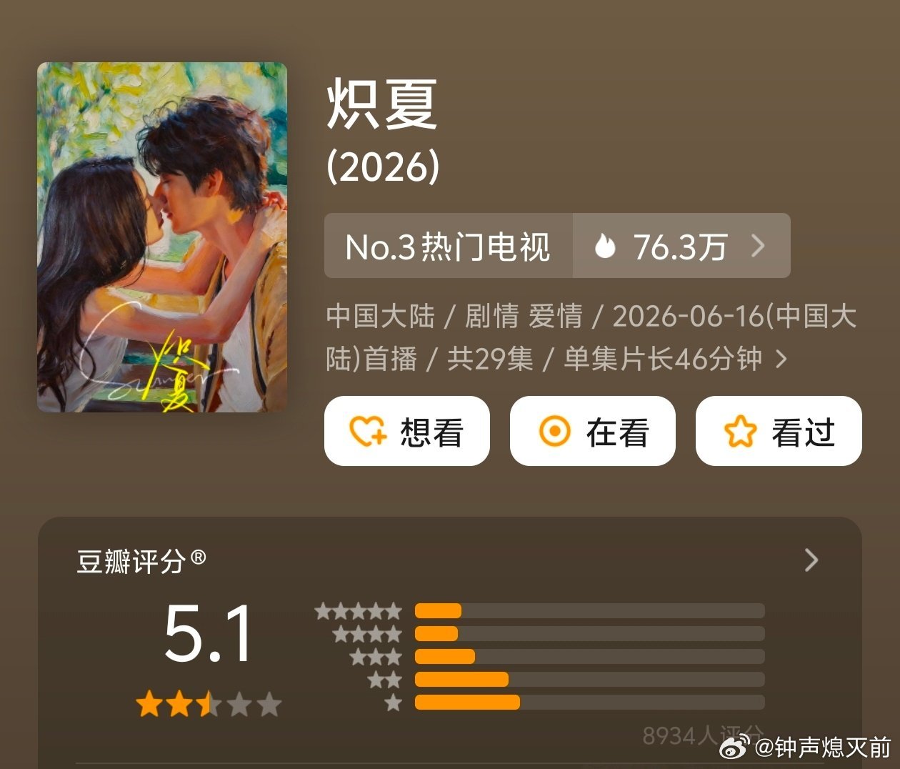 虽然我在看吧 但炽夏能开4.5都算高了