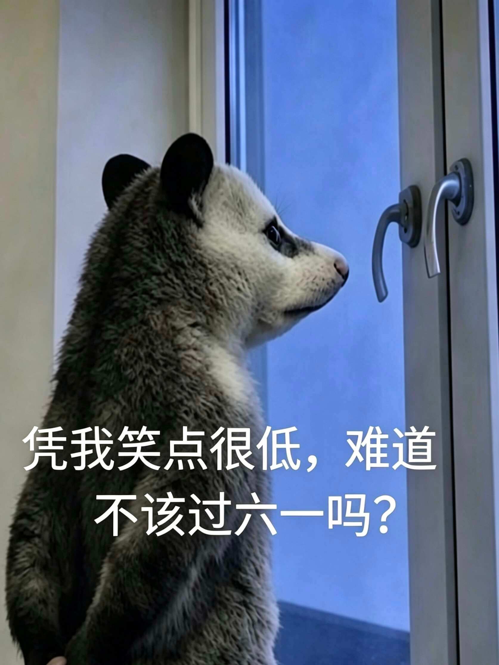 负鼠表情包，六一儿童节篇儿童节快乐