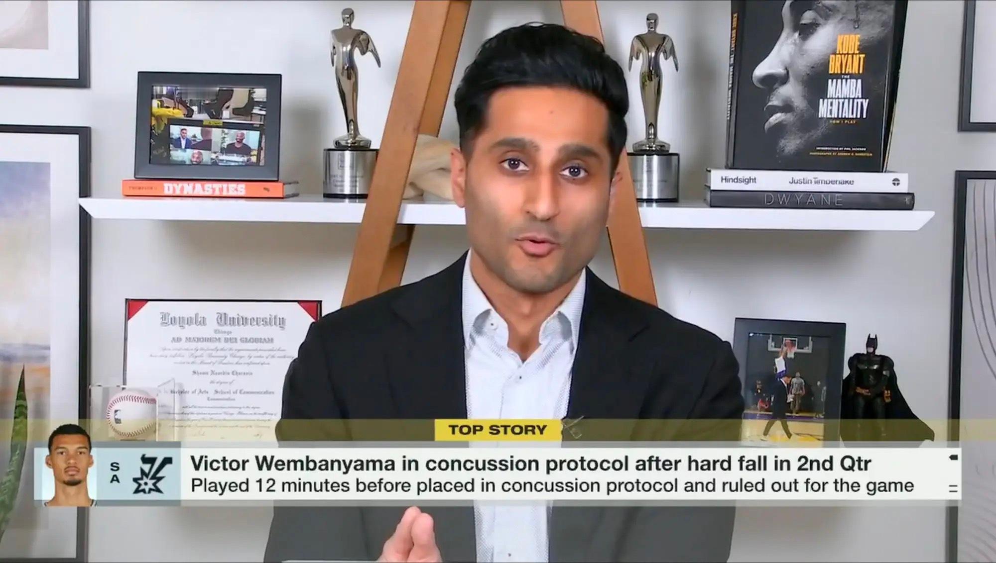 Shams：文班亚马至少缺席48小时训练，能否随队去波特兰待定新赛季篮不住我的观