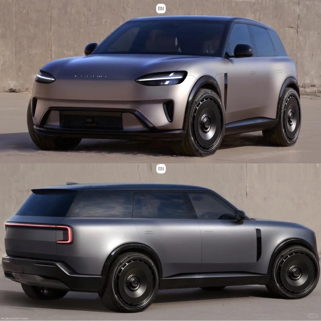小米YU9 假想图作为小米旗下首台全尺寸大型SUV，从谍照可以看出车身体量巨大，