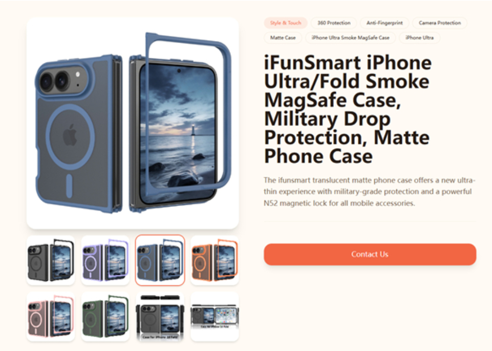 iPhoneUltra保护壳曝光感觉外观基本可以确定了，阔折叠形态，展开后大概率