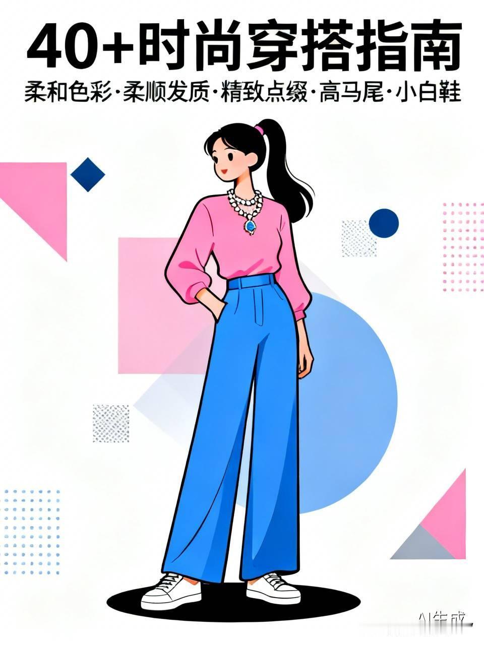 40岁女人的时尚穿搭，可别再盯着T恤、阔腿裤啦。这俩单品虽然经典百搭，但太单调，