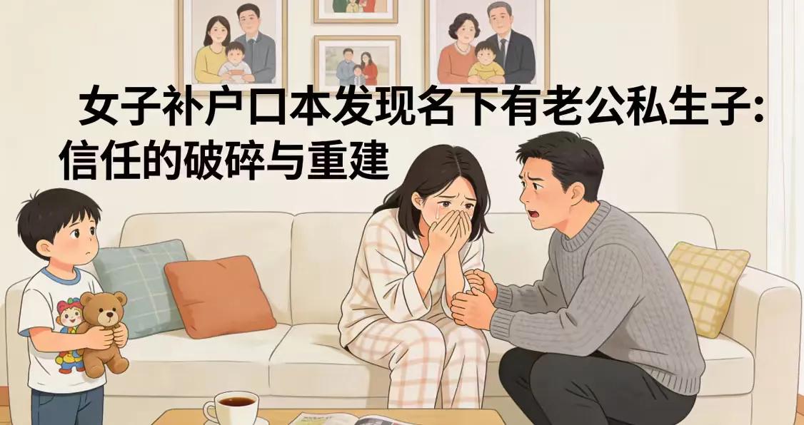 女子补户口本惊现“私生子”：背后三重违规与婚姻真相
户口簿薄薄几页纸，记录的是家