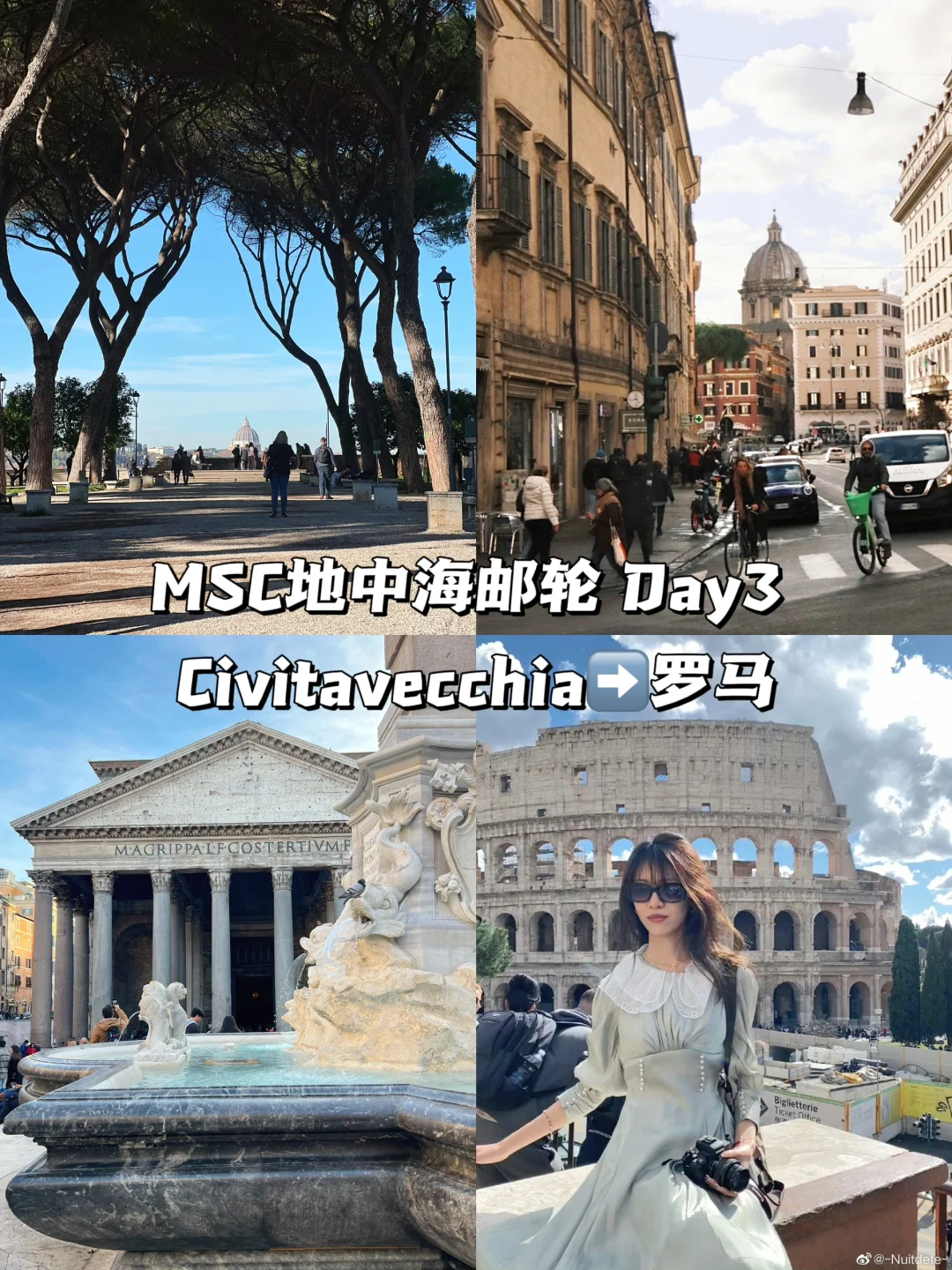 MSC地中海邮轮Day3🇮🇹Civitavecchia➡️罗马