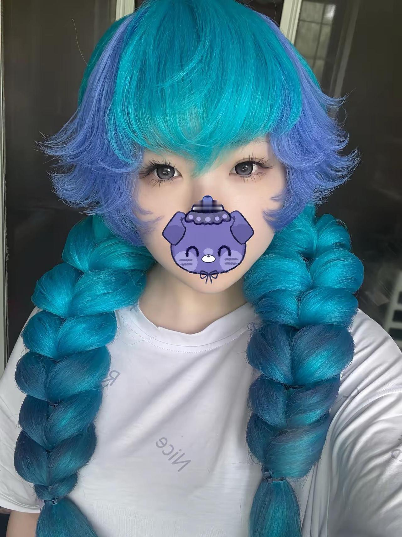 最爱此毛娘之人。仅试 假发造型 毛娘 其实是我不知道发什么了