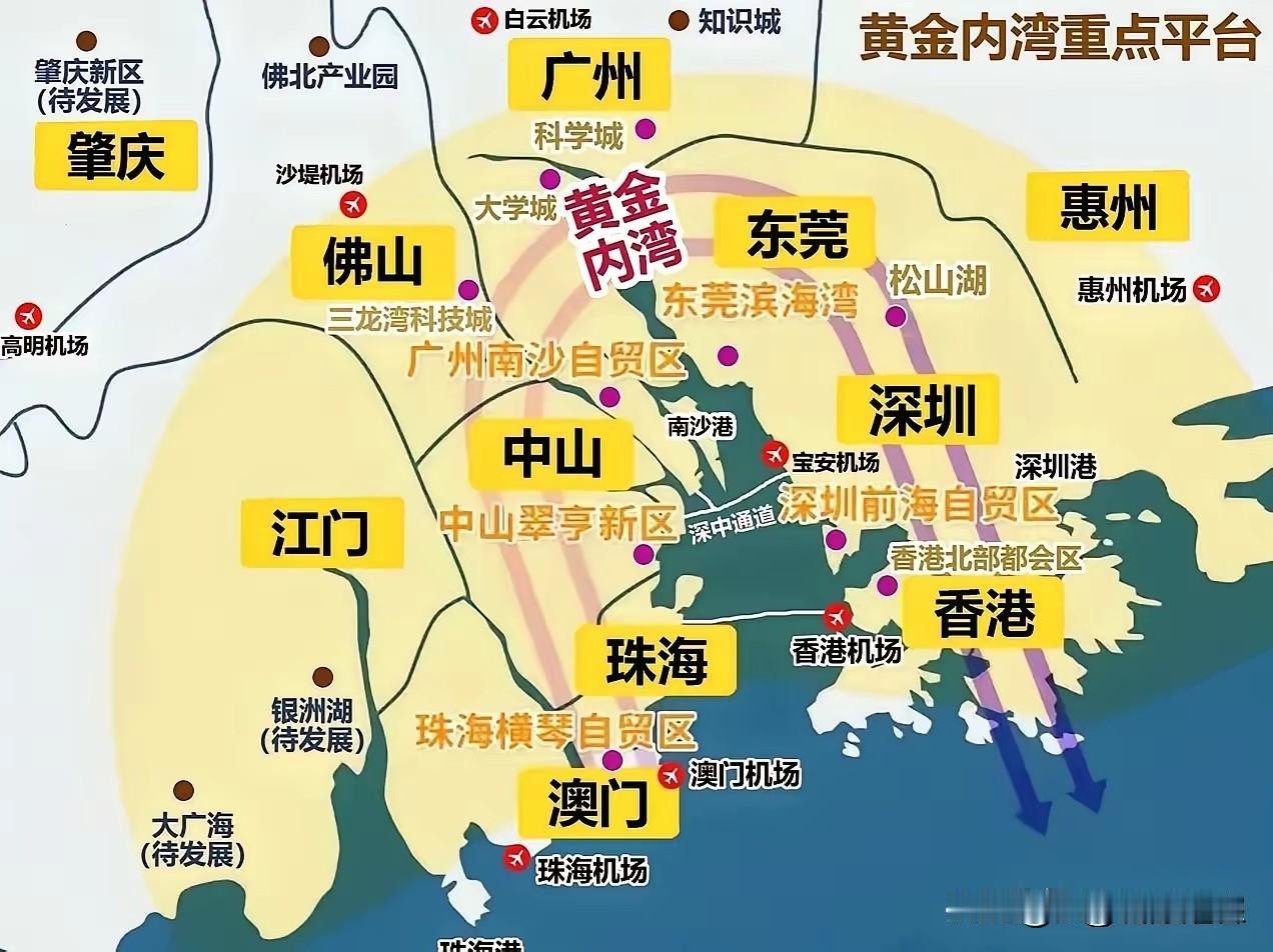 说真的，每次看大湾区地图，都觉得南沙这位置太绝了——珠江口正中间，左手牵广州，右