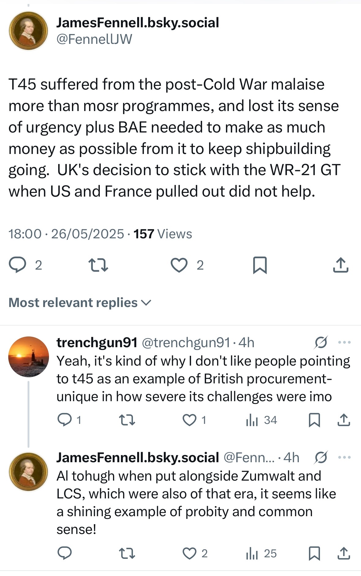 中外舰闻[超话]  英国🇬🇧菌迷James Fennell版的“围魏（帝）救
