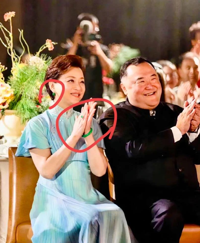 杨澜手上的翡翠镯子真好看，
500够了吗？
也想买一个！[捂脸]
突然发现精致的