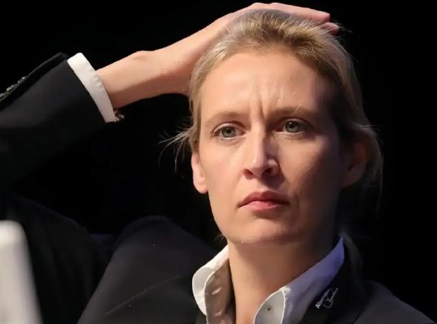 德国那个女党魁魏德尔是不是穷疯了还是真急眼了？当着上万德国老百姓的面直接跟美国对