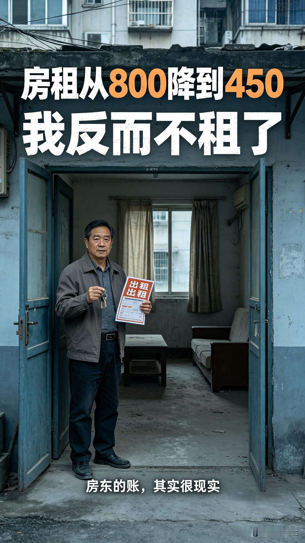 楼市太真实！80平房源租金腰斩，房东直接放弃出租

很多人不理解，房租降价明明更