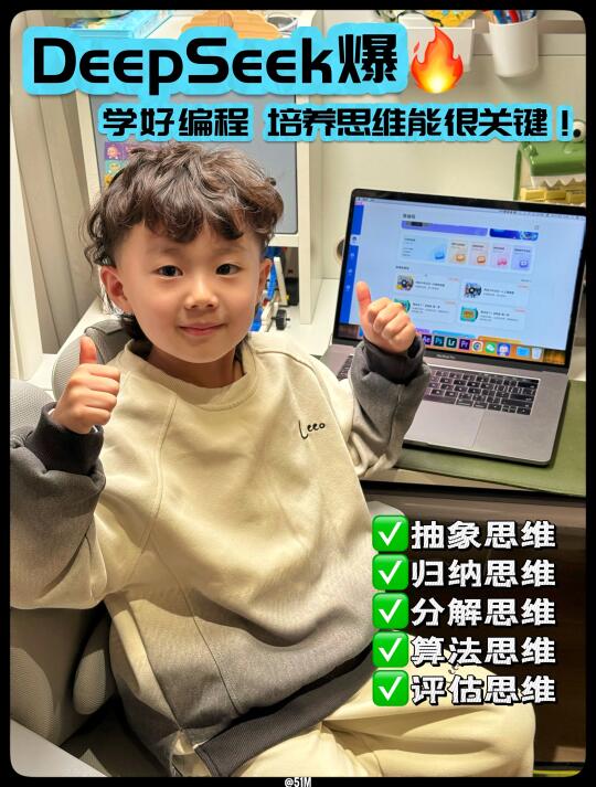 DeepSeek爆火后，更坚定了让娃学编程的心！