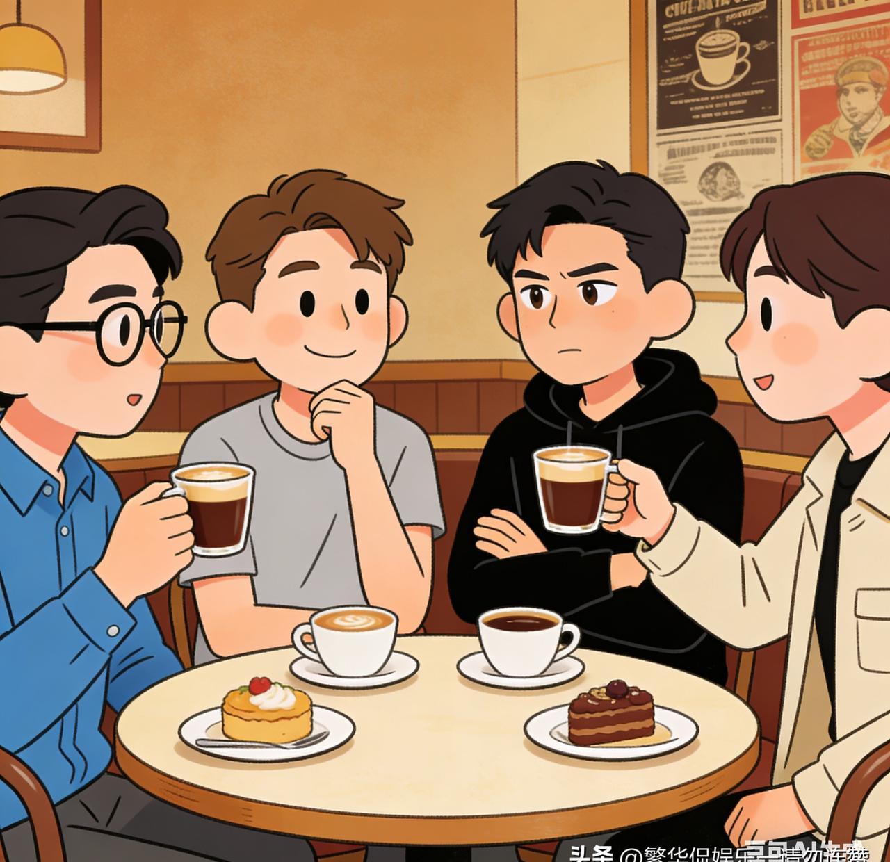 减重30斤换不来一次同台，朱孝天直播揭底：我们只是同事。
妻子透露，他为F3合体